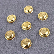 Load image into Gallery viewer, 17mm Golden Magnetic Badge / Magnetic Name tag - Pack of 10/20/50/100 - Magneticks