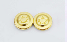 Load image into Gallery viewer, 20mm Golden Magnetic Badge / Magnetic Name tag - Pack of 10/20/50/100 - Magneticks