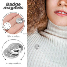 Load image into Gallery viewer, 28mm Single Magnetic Badge / Magnetic Name tag - Pack of 10/20/50/100 - Magneticks