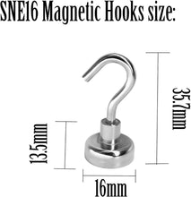 Load image into Gallery viewer, SNE16 - J-Hook Neodymium Fishing Magnets - Magneticks