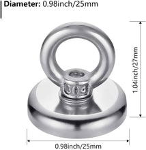 Load image into Gallery viewer, SNJ 25 - D-Hook Neodymium Fishing Magnets - Magneticks