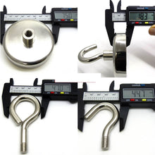 Load image into Gallery viewer, SNJ 75 - D-Hook Neodymium Fishing Magnets - Magneticks