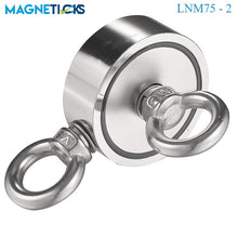 Load image into Gallery viewer, LNM75 - 2D-Hook Neodymium Fishing Magnets - MAGNETICKS