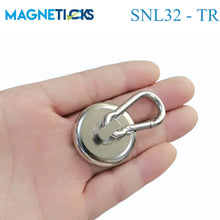 Load image into Gallery viewer, SNL32 - Neodymium Magnetic Carabiner Hook - MAGNETICKS