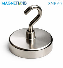 Load image into Gallery viewer, SNE60 - J-Hook Neodymium Fishing Magnets - MAGNETICKS