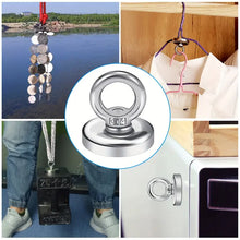 Load image into Gallery viewer, SNJ 48 - D-Hook Neodymium Fishing Magnets - Magneticks