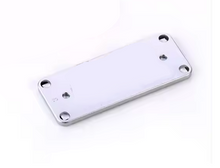 Load image into Gallery viewer, REAP 75X27mm Silver Colour Acrylic Personalized Name Tag with Magnetic Back - MAGNETICKS