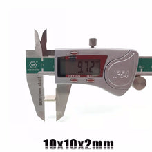 Load image into Gallery viewer, 10 x 10 x 2mm Neodymium Block Magnets - Pack of 50/100/200 - Magneticks