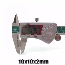 Load image into Gallery viewer, 10 x 10 x 2mm Neodymium Block Magnets - Pack of 50/100/200 - Magneticks