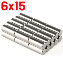 Load image into Gallery viewer, 6 x 15mm Neodymium Disc Magnets - Pack of 30 Pcs - N52 Grade - Magneticks