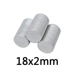 Load image into Gallery viewer, 18 x 2mm Neodymium Disc Magnets - Pack of 20/30/50 - Magneticks