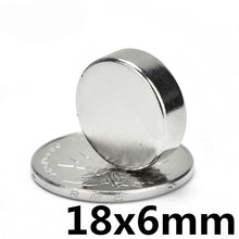 Load image into Gallery viewer, 18 x 6mm Neodymium Disc Magnets - Pack of 10/20/30 - Magneticks