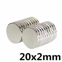 Load image into Gallery viewer, 20 x 2mm Neodymium Disc Magnets - Pack of 20/30/50 - Magneticks