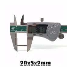 Load image into Gallery viewer, 20 x 5 x 2mm Neodymium Block Magnets - Pack of 50/100/200 - Magneticks