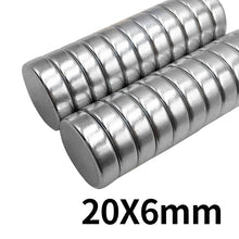 Load image into Gallery viewer, 20 x 6mm Neodymium Disc Magnets - Pack of 5/10/20 - Magneticks