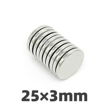 Load image into Gallery viewer, 25 x 3mm Neodymium Disc Magnets - Pack of 5/10/20 - Magneticks