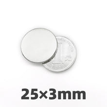 Load image into Gallery viewer, 25 x 3mm Neodymium Disc Magnets - Pack of 5/10/20 - Magneticks