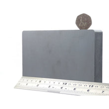 Load image into Gallery viewer, 150 x 100 x 25mm / 6" x 4" x 1" Ferrite Block Magnets - Pack of 1/2/3 - Magneticks