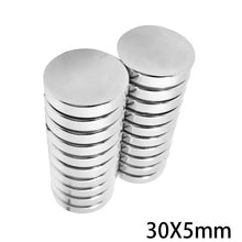 Load image into Gallery viewer, 30 x 5mm Neodymium Disc Magnets - Pack of 3/5/10 - Magneticks