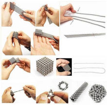 Load image into Gallery viewer, Buy Magnet Balls - 216 Pcs of Silver Color 5mm Magnet Balls Online - Magneticks