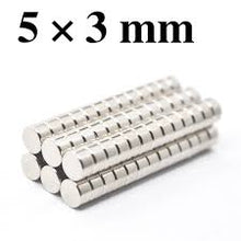 Load image into Gallery viewer, 5 x 3mm Neodymium Disc Magnets - Magneticks