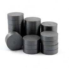 Load image into Gallery viewer, 25 x 6mm Ferrite Disc Magnets - Pack of 50/100/200 - Magneticks