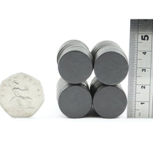 Load image into Gallery viewer, 20 x 4mm Ferrite Disc Magnets - Pack of 50/100/200 - Magneticks