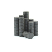 Load image into Gallery viewer, 12 x 3mm Ferrite Disc Magnets - Pack of 50/100/200 - Magneticks