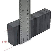 Load image into Gallery viewer, 40 x 20 x 6mm Ferrite Block Magnets - Pack of 50/100/200 - Magneticks