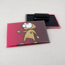 Load image into Gallery viewer, Two Magnet Half Round Plastic Badge / Magnetic Name Tag - Pack of 10/20/50 - Magneticks