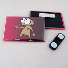 Load image into Gallery viewer, Two Magnet Half Round Plastic Badge / Magnetic Name Tag - Pack of 10/20/50 - Magneticks