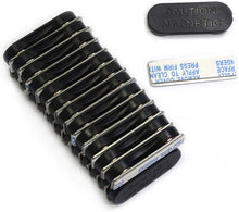 Load image into Gallery viewer, Two Magnet Half Round Plastic Badge / Magnetic Name Tag - Pack of 10/20/50 - Magneticks