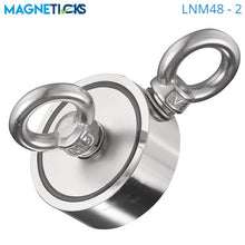 Load image into Gallery viewer, LNM48 - 2D-Hook Neodymium Fishing Magnets - MAGNETICKS
