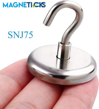 Load image into Gallery viewer, SNE75 - J-Hook Neodymium Fishing Magnets - MAGNETICKS
