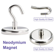 Load image into Gallery viewer, SNE75 - J-Hook Neodymium Fishing Magnets - MAGNETICKS
