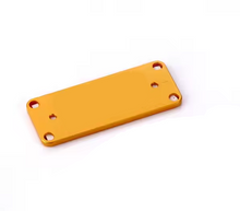 Load image into Gallery viewer, REAP 75X27mm Golden Colour Acrylic Customize Name Badges with Magnetic Back - MAGNETICKS
