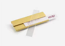 Load image into Gallery viewer, REAP 70x12mm Golden Colour Metal Premium Quality Name Badges Magnetic Back - MAGNETICKS
