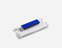 Load image into Gallery viewer, REAP 75X30mm Transparent Plastic Changeable Name Tag with Magnetic Back - MAGNETICKS
