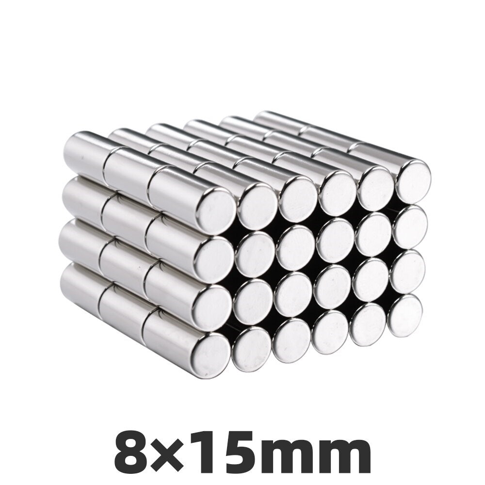 8 x 15mm Neodymium Disc Magnets - Pack of 20 Pcs - N52 Grade - Magneticks