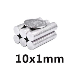Load image into Gallery viewer, 10 x 1mm Neodymium Disc Magnets - Magneticks
