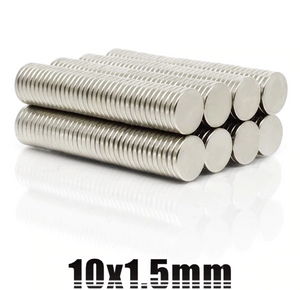 10 x 1.5mm Neodymium Disc Magnets - Magneticks