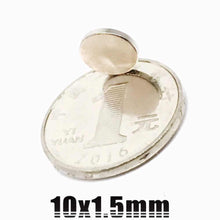 Load image into Gallery viewer, 10 x 1.5mm Neodymium Disc Magnets - Magneticks
