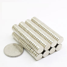 Load image into Gallery viewer, 10 x 3mm Neodymium Disc Magnets - Magneticks
