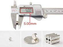Load image into Gallery viewer, 12 x 5mm Neodymium Disc Magnets - Magneticks
