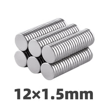 Load image into Gallery viewer, 12 x 1.5mm Neodymium Disc Magnets - Magneticks
