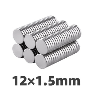 12 x 1.5mm Neodymium Disc Magnets - Magneticks