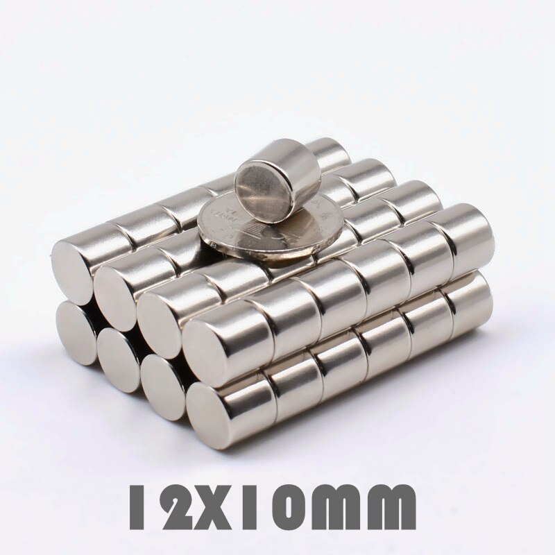12 x 10mm Neodymium Disc Magnets - Magneticks