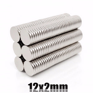 12 x 2mm Neodymium Disc Magnets - Magneticks