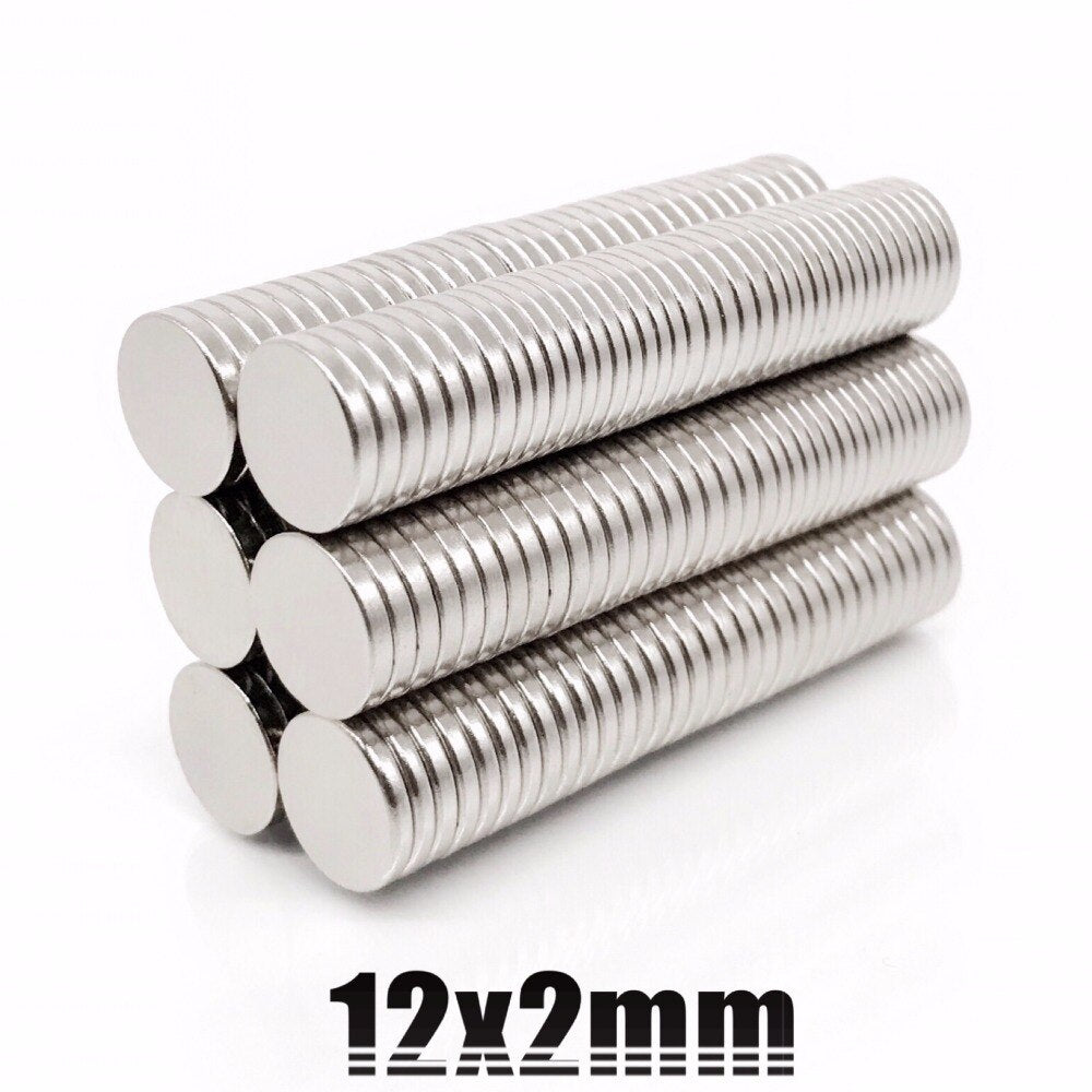 12 x 2mm Neodymium Disc Magnets - Magneticks