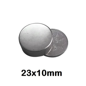 23 x 10mm Neodymium Disc Magnets - Pack of 5 Pcs - N52 Grade - Magneticks